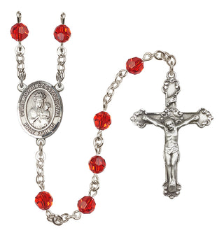 Sterling Silver 6mm Our Lady of Czestochowa Rosary