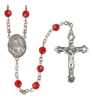 Sterling Silver 6mm Saint Edmund of East Anglia  Engraved Catholic Rosaries