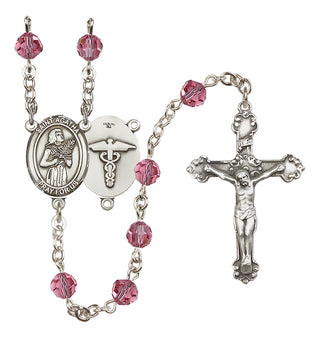 Sterling Silver 6mm Saint Agatha / Nurse Rosary