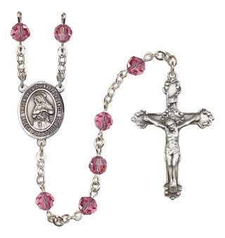 Sterling Silver 6mm Virgen de la Divina Providencia  Engraved Catholic Rosaries