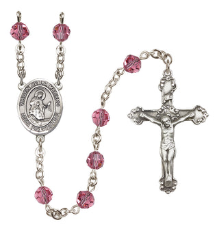 Sterling Silver 6mm Virgen de la Merced  Engraved Catholic Rosaries
