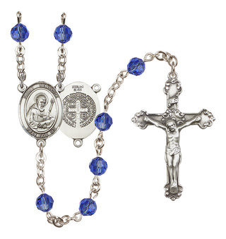 Sterling Silver 6mm Saint Benedict Rosary