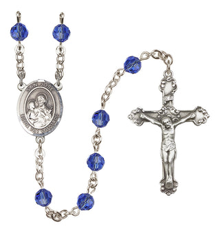 Sterling Silver 6mm San Jose  Engraved Catholic Rosaries