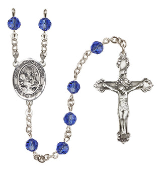 Sterling Silver 6mm San Ramon Nonato  Engraved Catholic Rosaries