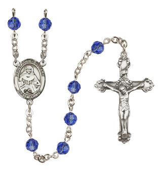 Sterling Silver 6mm Saint Julie Billiart  Engraved Catholic Rosaries