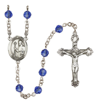 Sterling Silver 6mm Saint Regis  Engraved Catholic Rosaries