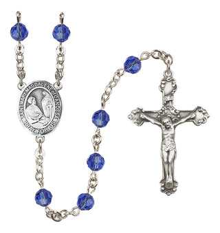 Sterling Silver 6mm Saint Mary Magdalene of Canossa  Engraved Catholic Rosaries