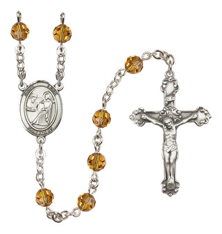 Sterling Silver 6mm Saint Luke the Apostle Rosary