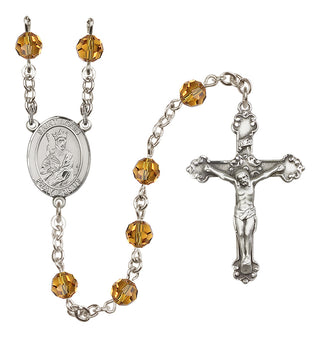 Sterling Silver 6mm Saint Louis  Engraved Catholic Rosaries