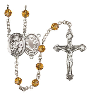 Sterling Silver 6mm Saint Cecilia / Marching Band Rosary