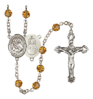 Sterling Silver 6mm Our Lady of Mount Carmel Rosary
