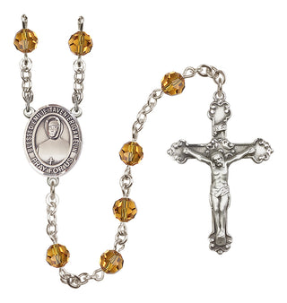 Sterling Silver 6mm Blessed Emilie Tavernier Gamelin  Engraved Catholic Rosaries