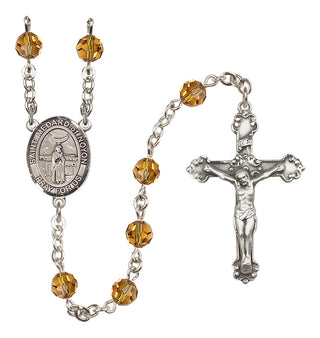 Sterling Silver 6mm Saint Medard of Noyon  Engraved Catholic Rosaries