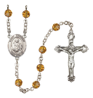 Sterling Silver 6mm Saint Norbert of Xanten  Engraved Catholic Rosaries