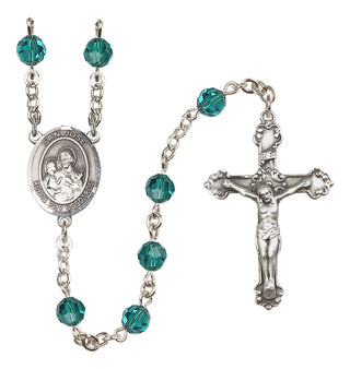 Sterling Silver 6mm San Jose  Engraved Catholic Rosaries