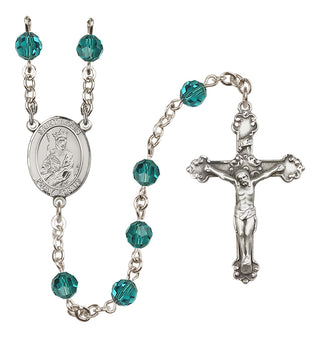 Sterling Silver 6mm Saint Louis  Engraved Catholic Rosaries
