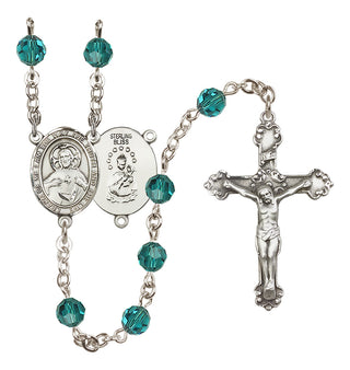 Sterling Silver 6mm Scapular  Engraved Catholic Rosaries