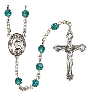 Sterling Silver 6mm Saint Teresa of Calcutta  Engraved Catholic Rosaries