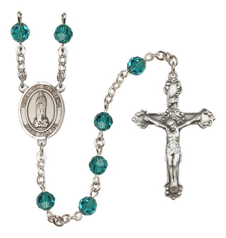 Sterling Silver 6mm Our Lady of Kibeho  Engraved Catholic Rosaries
