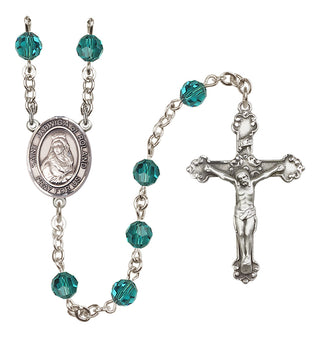 Sterling Silver 6mm Saint Jadwiga of Poland  Engraved Catholic Rosaries