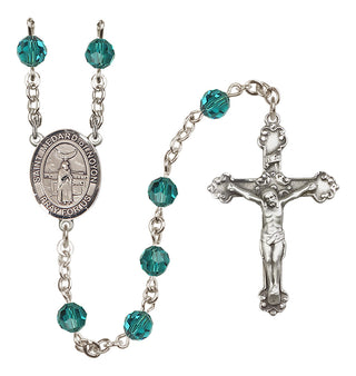 Sterling Silver 6mm Saint Medard of Noyon  Engraved Catholic Rosaries
