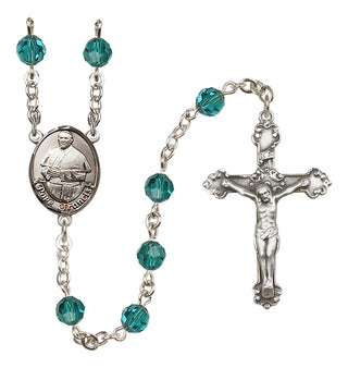 Sterling Silver 6mm Pope Francis Rosary