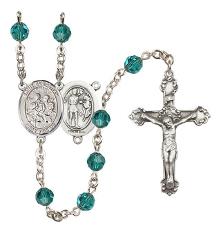 Sterling Silver 6mm Saint Sebastian / Choir Rosary