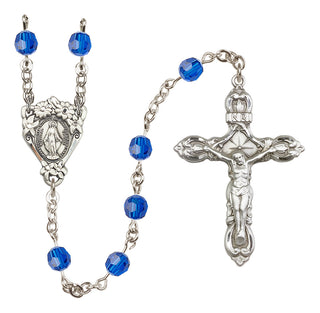 Sterling Silver 6mm Miraculous Rosary