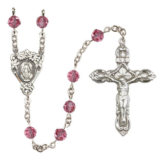 Sterling Silver 6mm Miraculous Rosary