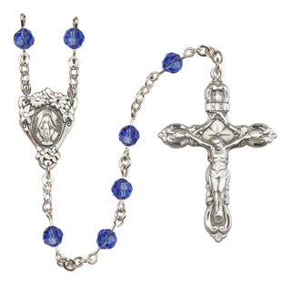 Sterling Silver 6mm Miraculous Rosary