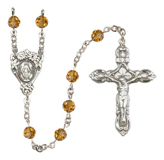 Sterling Silver 6mm Miraculous Rosary