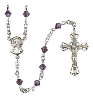 Sterling Silver 5mm Madonna Rosary