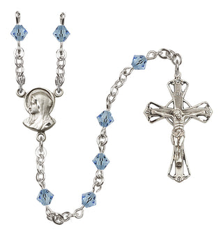 Sterling Silver 5mm Madonna Rosary