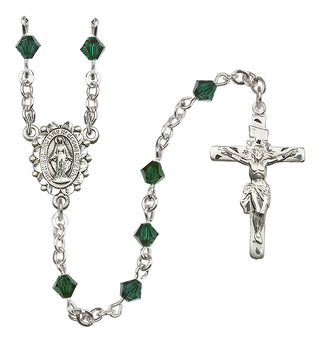 Sterling Silver 5mm Miraculous Rosary