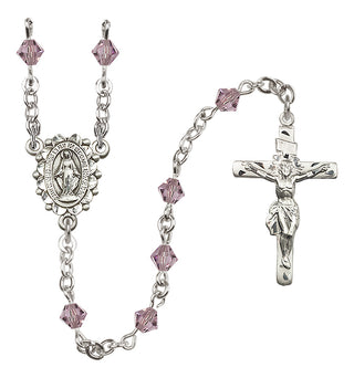 Sterling Silver 5mm Miraculous Rosary