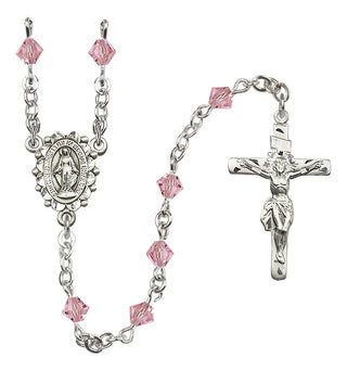 Sterling Silver 5mm Miraculous Rosary