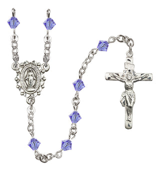 Sterling Silver 5mm Miraculous Rosary