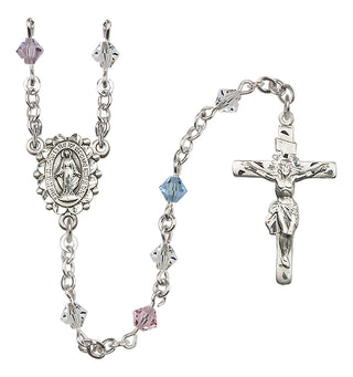 Sterling Silver 5mm Miraculous Rosary