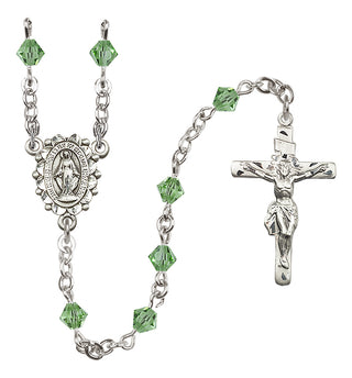 Sterling Silver 5mm Miraculous Rosary
