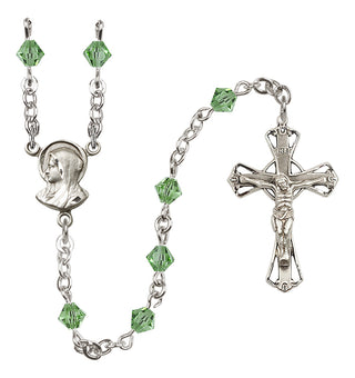 Sterling Silver 5mm Madonna Rosary
