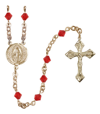 14kt Gold Filled 5mm Miraculous Rosary
