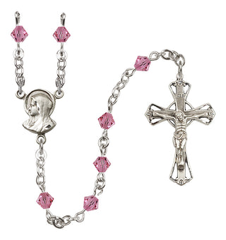 Sterling Silver 5mm Madonna Rosary