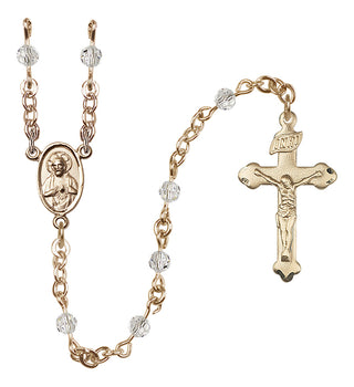 14kt Gold Filled 4mm Scapular Rosary