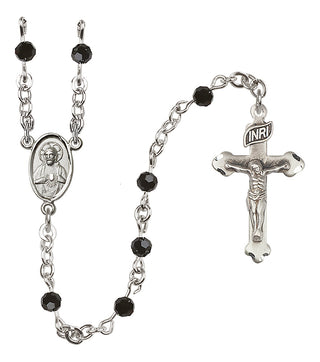 Sterling Silver 4mm Scapular Rosary