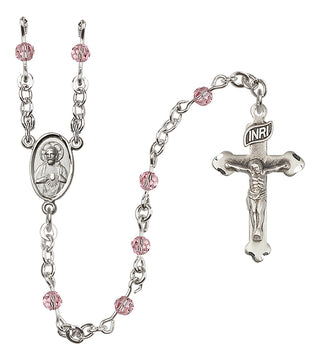 Sterling Silver 4mm Scapular Rosary
