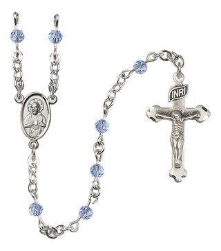Sterling Silver 4mm Scapular Rosary