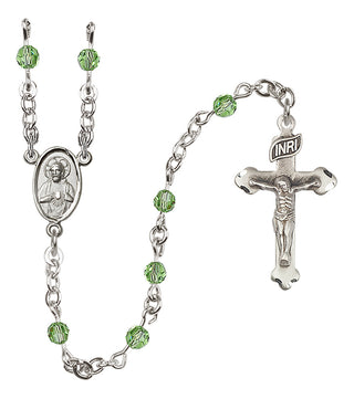 Sterling Silver 4mm Scapular Rosary