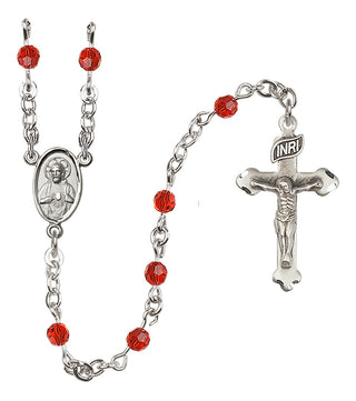 Sterling Silver 4mm Scapular Rosary