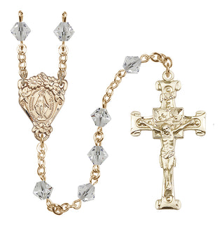 14kt Gold Filled 6mm Miraculous Rosary