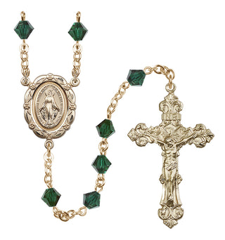 14kt Gold Filled 6mm Miraculous Rosary